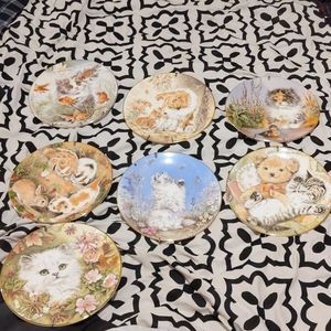 Royal Worcester Kitten Encounters Bone china collection
